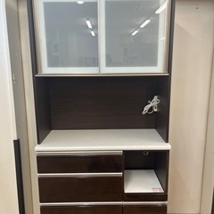 N646☆ニトリ製☆レンジボード☆カップボード☆食器棚☆幅590mm