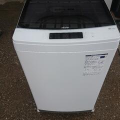 USED【ハイアール】洗濯機2020年8.5kg外付け液体洗剤自動投入