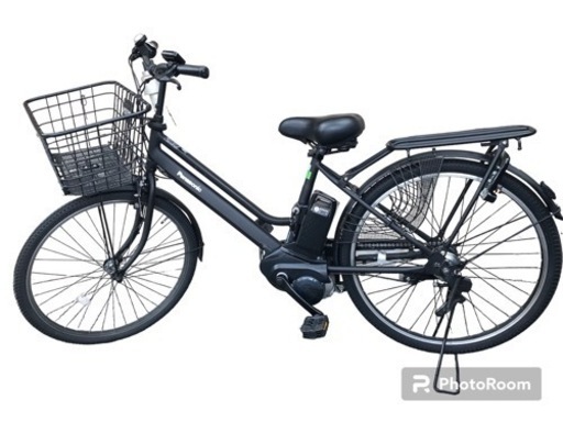 美品❗️Panasonic 電動アシスト自転車　　 ティモ　S ブラック　　26インチ バッテリー残量　5点灯　人気❗️