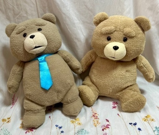 ted 2 part4とtedおれのモフモフお座りBIGぬいぐるみ2個セット