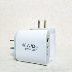 【新品】40W PD充電器 急速充電器 3ポート★iPhone★...