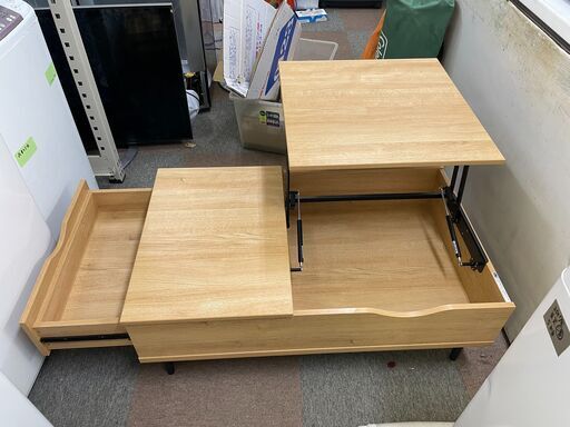 ☆北41条店☆センターテーブル NITORI 美品 センターテーブルリフティ リビングテーブル 収納テーブル 配達可能 ホームプラスリサイクル -  センターテーブル