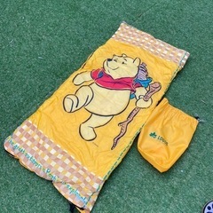 【✧1回使用のみ✧】LOGOS 子供用 寝袋 ディズニー プーさん