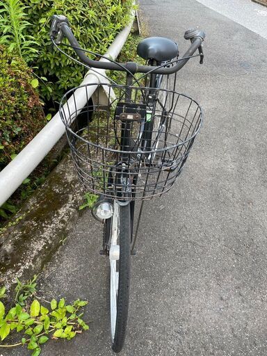 自転車No.1450ブラックLEDオートライト27インチ【リサイクルショップど 