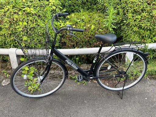 自転車　No.1450　ブラック　LEDオートライト　27インチ　【リサイクルショップどりーむ鹿大前店】