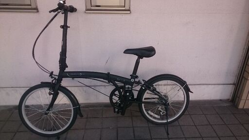 ★★★激安 艶消黒【ダホン ＤＡＨＯＮ ＳＵＶ Ｄ６・外装６段変速 アルミフレーム 折り畳み自転車】★★★