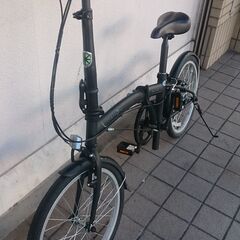 ★★★激安 艶消黒【ダホン ＤＡＨＯＮ ＳＵＶ Ｄ６・外装６段変速 アルミフレーム 折り畳み自転車】★★★