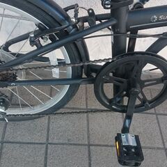 ★★★激安 艶消黒【ダホン ＤＡＨＯＮ ＳＵＶ Ｄ６・外装６段変速 アルミフレーム 折り畳み自転車】★★★