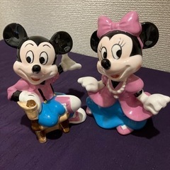 ディズニー　陶器　ミニ＆ミッキーマウス