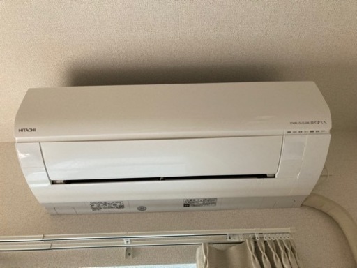 お引取り者様決定【2021年製白くまくん】HITACHI 日立ルームエアコン　6畳用【室外機付】