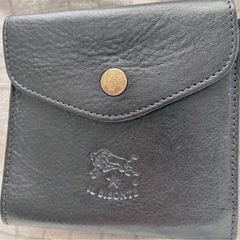 イルビゾンテ/二つ折り財布/黒