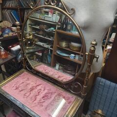 アイアンドレッサー　家具　ビンテージ　椅子付き　レトロ