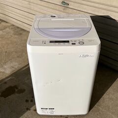 単身者向け 全自動洗濯機 5.5K シャープ ES-GE5A-V...