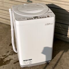 単身者向け 全自動洗濯機 6K シャープ ES-G60TC-W ...