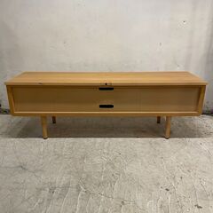 ◆🔶送料無料・設置無料有り🔶◆美品！カリモク QD5107NE TVボード AVボード ローボード テレビ台 ブナ材 シンプル ナチュラル モダン