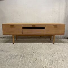 ◆🔶送料無料・設置無料有り🔶◆美品！カリモク QD5107NE TVボード AVボード ローボード テレビ台 ブナ材 シンプル ナチュラル モダン