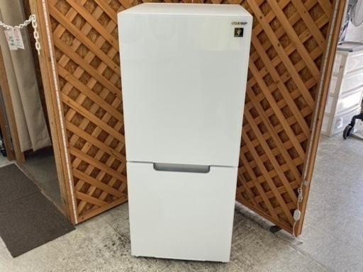 【愛品館江戸川店】保証充実 SHARP 2022年製 152L　2ドア冷凍冷蔵庫 SJ-GD15H-W