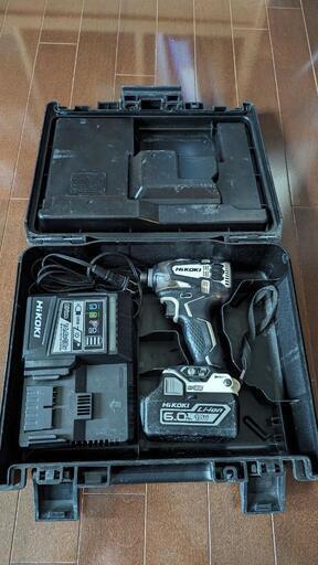 HiKOKI(ハイコーキ) 18V コードレス インパクトドライバー   （バッテリー・充電器・ケースセット） WH18DDL2
