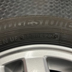 2022年製 BRIDGESTONE 155/65R13 ホンダモデューロ アルミホイール 