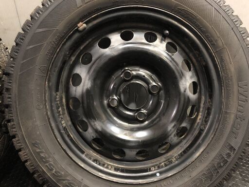 HANKOOK Winter i*Pike 175/65R14】スパイクタイヤ【TOPY製 スチール 