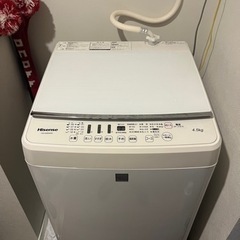 洗濯機（Hisense/ハイセンス）
