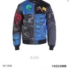 美品　ディーゼル　ジャケット　スカジャン　DIESEL パッチワーク　Lサイズ