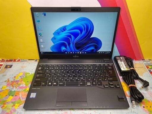 JC03332　富士通 U938/S 13.3型 SSD　タッチパネル ノートPC　 美品　Win11　Office2021