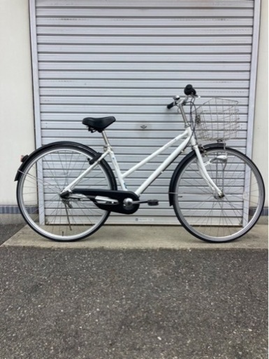 ☆前後タイヤ新古品☆   27型　内3オートライトシティーサイクル　防犯登録料込価格︎‼︎