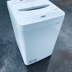  EJ481番✨SHARP✨電気洗濯機 ✨ES-GE5B-T