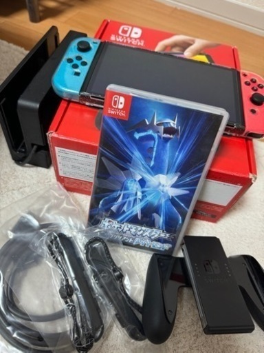 値下げしました！switch(有機ELモデル)×ポケットモンスターブリリアントダイアモンドセット