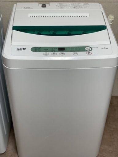 送料・設置込み可　洗濯機　4.5kg ヤマダ　2017年