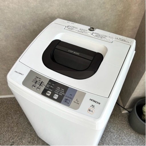 ☑︎ご成約済み HITACHI 一人暮らし洗濯機 5kg✨ 2018年製⭕️