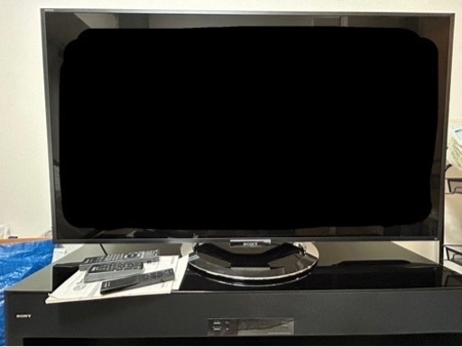 【取引中】SONY55型テレビ\u0026テレビ台（SONYシアタースタンドシステム）
