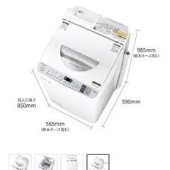 【契約中】SHARP 洗濯機 5.5kg
