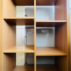 可動式組み立て木製棚