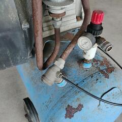 ●引取限定●中古 動作品 ストレート エアコンプレッサー 200V 4kW 5.5馬力 LT150 HP5.5 150L