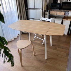 IKEA ドロップリーフ　ダイニングテーブル