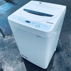 ♦️ SHARP 電気洗濯機  【2017年製】ES-GE5B-T  