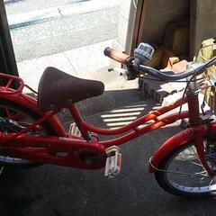 御話し中◆リユース自転車・18インチ・ブリヂストン・ハッチ・赤色...