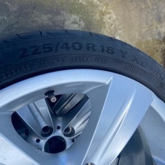 車のパーツ　アルミホイールタイヤ　セット