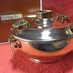 古い 銅製 しゃぶしゃぶ鍋 26cm 新光金属 COPPER 1...