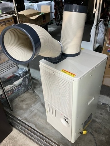 取引場所 南観音 A2406-096 ナカトミ 排熱ダクト付きスポットクーラー SAC-1000 動作確認済み キズ汚れあり