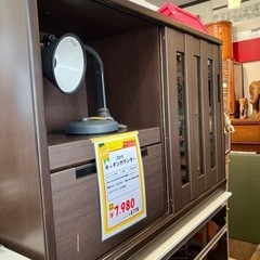 ニトリ　キッチンカウンター　食器棚　レンジボード　和風キッチンボ...