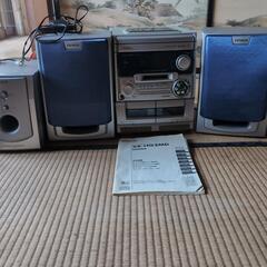 aiwa MD CDステレオシステム　ラジオも聴けます