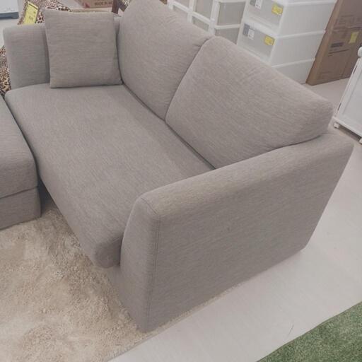 ★ジモティ割あり★３P布ｿﾌｧ GY  現状販売 高さ(H)72× 幅(W)142× 奥行(D)142cm【joh1377】 ☆ジモティ割あり☆3P布ｿﾌｧ GY 現状販売 高さ(H)72× 幅(W)142× 奥行(D