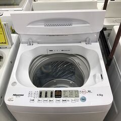 洗濯機 ハイセンス  HW-T45F 2022　6ヶ月保証付き