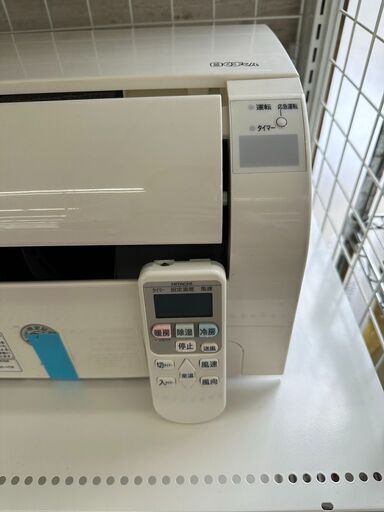 ★ジモティ割あり★ HITACHI ルームエアコン RAS-A22F（W） 2.2kw 17年製 室内機分解洗浄済み TJ6243