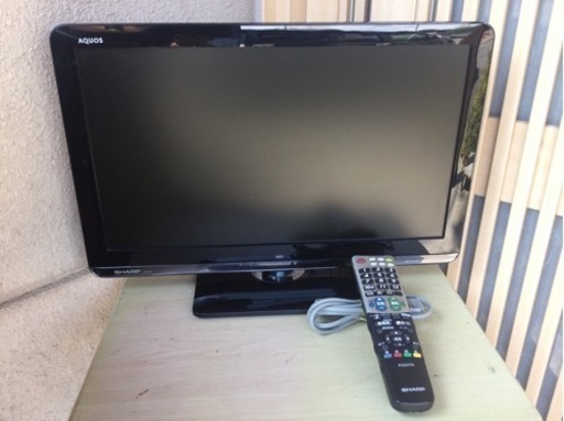 地デジ視聴OK シャープ アクオス 22型 液晶テレビ LC-22K3 リモコン付 SHARP AQUOS