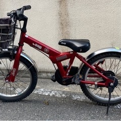 【取引き決定済み】JEEP　子供用自転車　18インチ　レッド