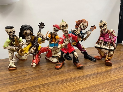 Rock to Death Skull Band フィギュアセット